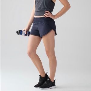 Lululemon Navy Anew Short Size 4